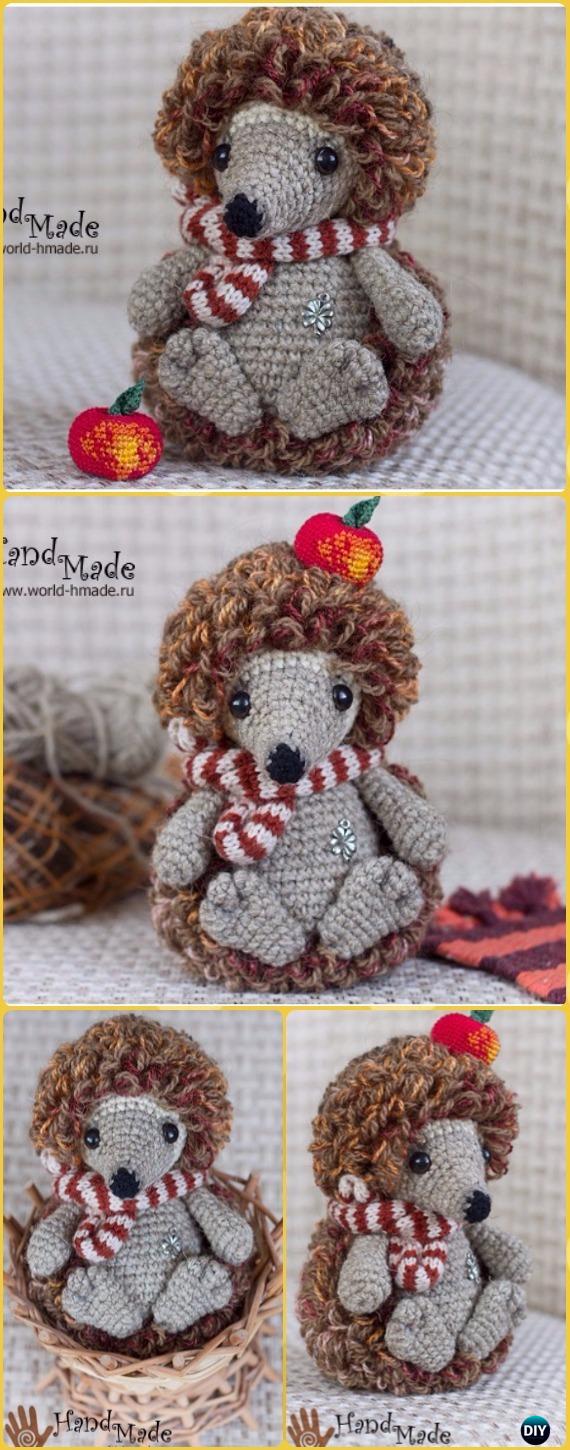 Amigurumi Crochet Loopy Hedgehog Jean Free Pattern - Crochet Hedgehog Free Patterns