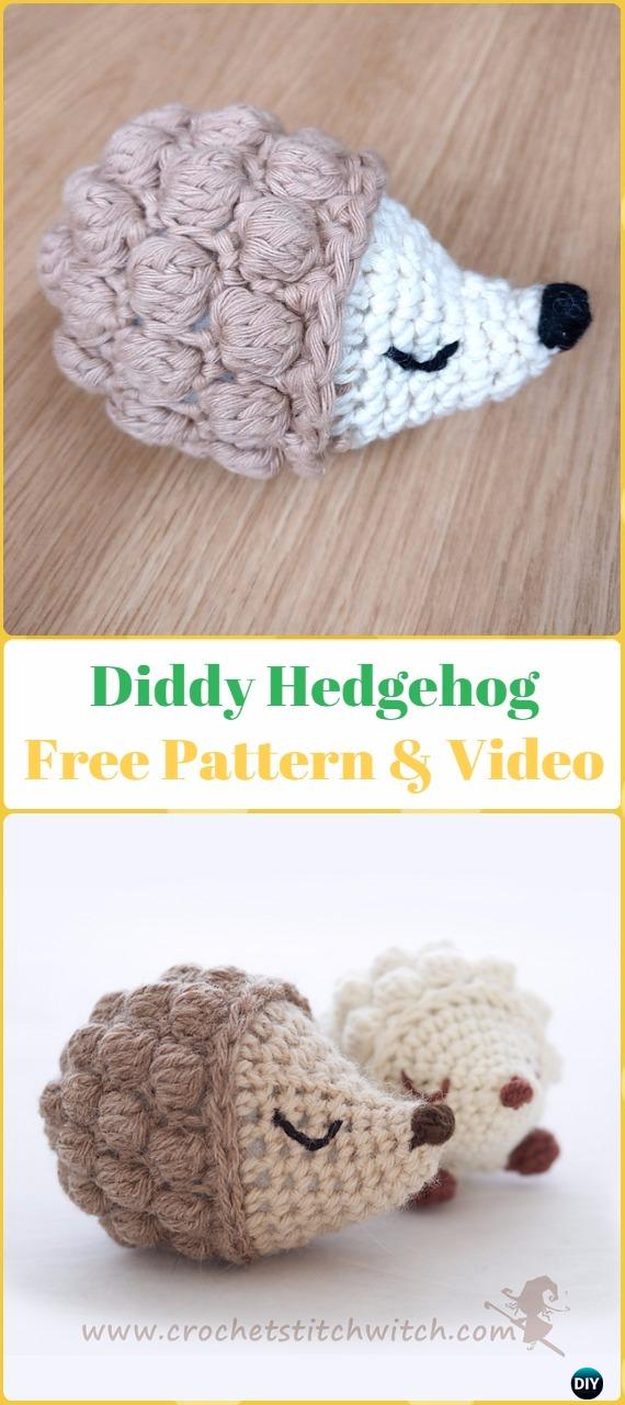 Amigurumi Crochet Diddy Hedgehog Free Pattern - Crochet Hedgehog Free Patterns