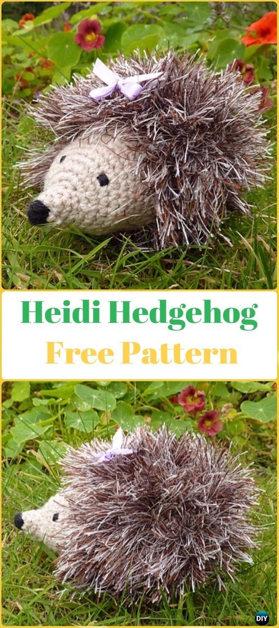 Amigurumi Crochet Heidi Hedgehog Free Pattern - Crochet Hedgehog Free Patterns