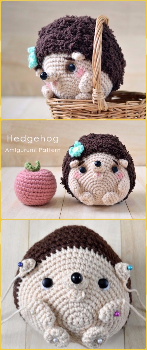Crochet Baby Hedgehog Amigurumi Free Pattern - Crochet Hedgehog Free Patterns