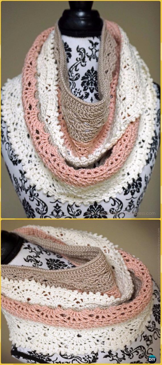 Crochet Shin-yu Infinity Scarf Free Pattern - Crochet Infinity Scarf Free Patterns 