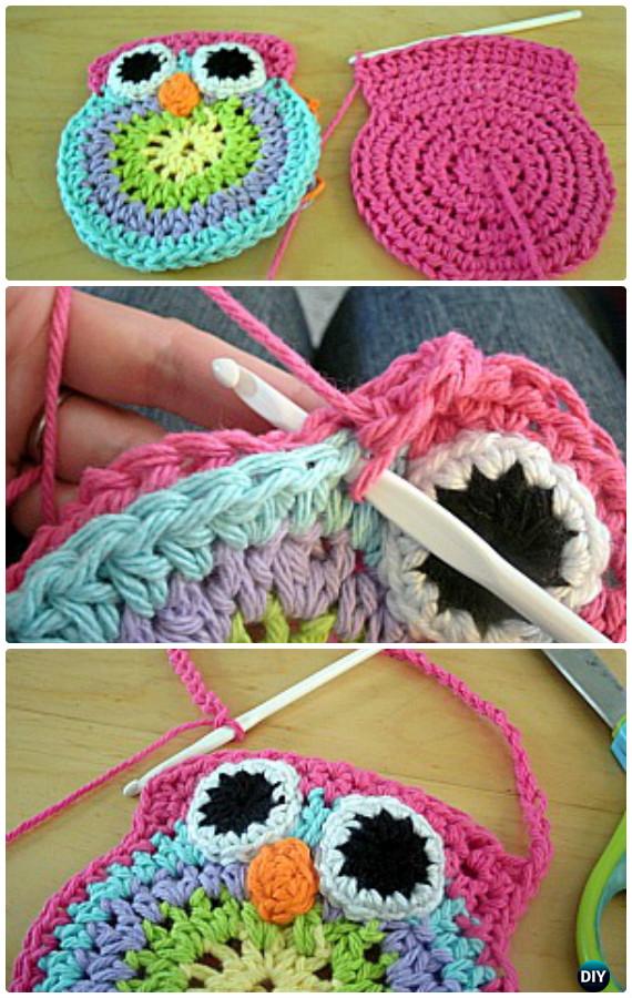 Crochet Easy Owl Purse Free Pattern-Crochet Owl Ideas Free Patterns