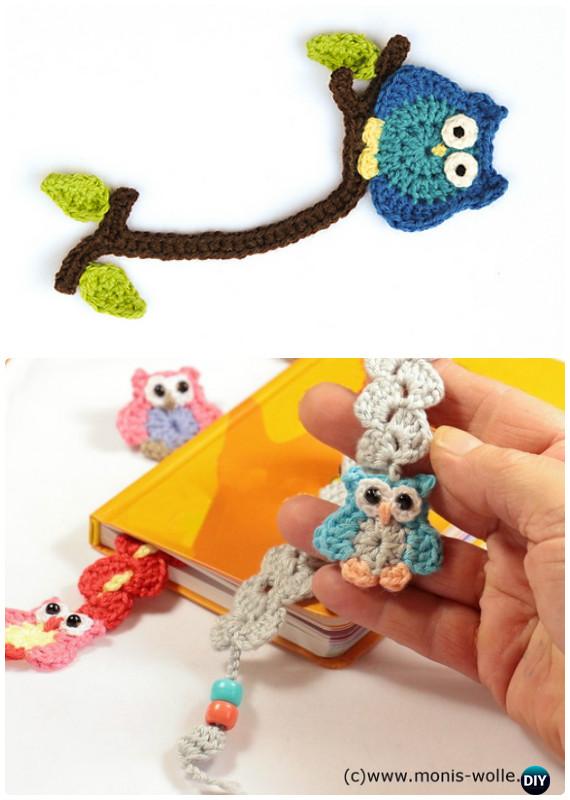 Crochet Owl Bookmark Free Pattern-Crochet Owl Ideas Free Patterns