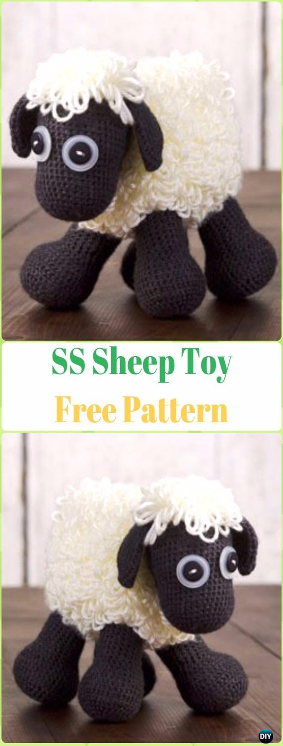 Crochet Simply Soft Sheep Toy Amigurumi Free Pattern - Crochet Sheep Free Patterns
