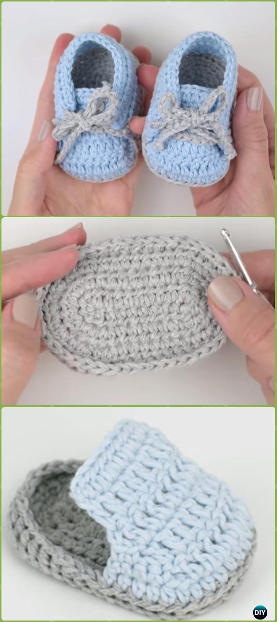 Easy Crochet Baby Sneakers Free Pattern Video - Crochet Sneaker Slippers Free Patterns