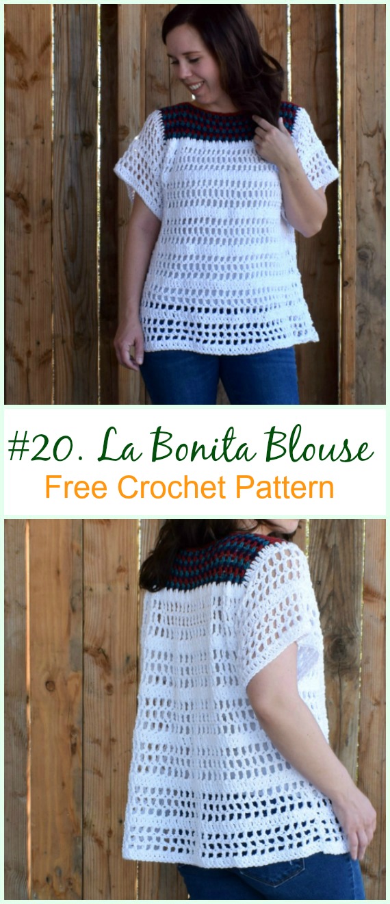 Crochet My Favorite Summer Top Free Pattern -#Crochet Summer #Top Free Patterns