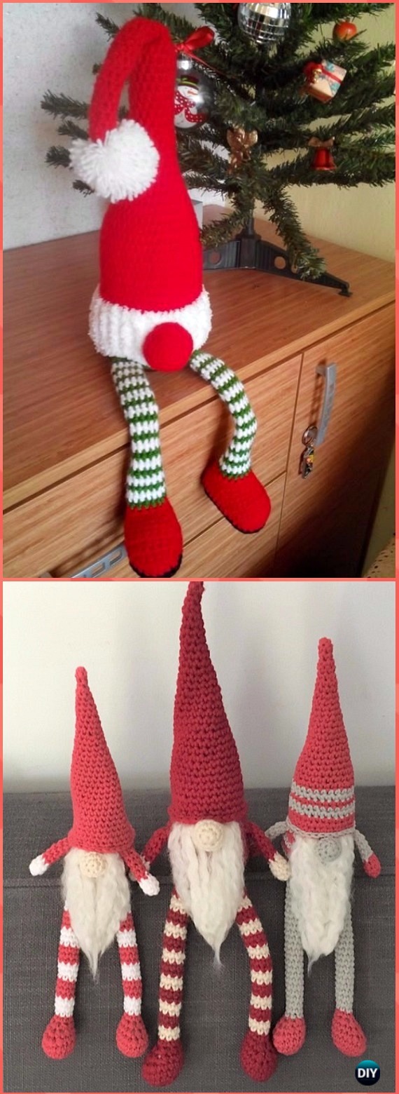Crochet Christmas Gnome Wine Bottle Cozy Free Pattern - Crochet Wine Bottle Cozy Bag & Sack Free Patterns