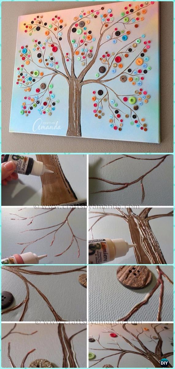 DIY Canvas Wall Art Ideas & Projects [Picture Instructions]