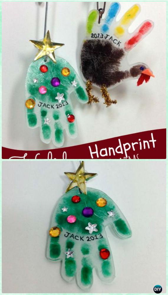 DIY Holiday Handprint Charms Instructions - DIY Craft Projects You Can Make and Sell