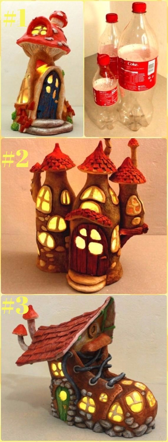 DIY Plastic Bottle Fairy House Lights Tutorial - DIY Fairy Light Projects & Instructions