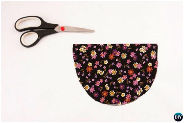 DIY No Sew Floral Fabric Handbag with Cardboard Tutorial