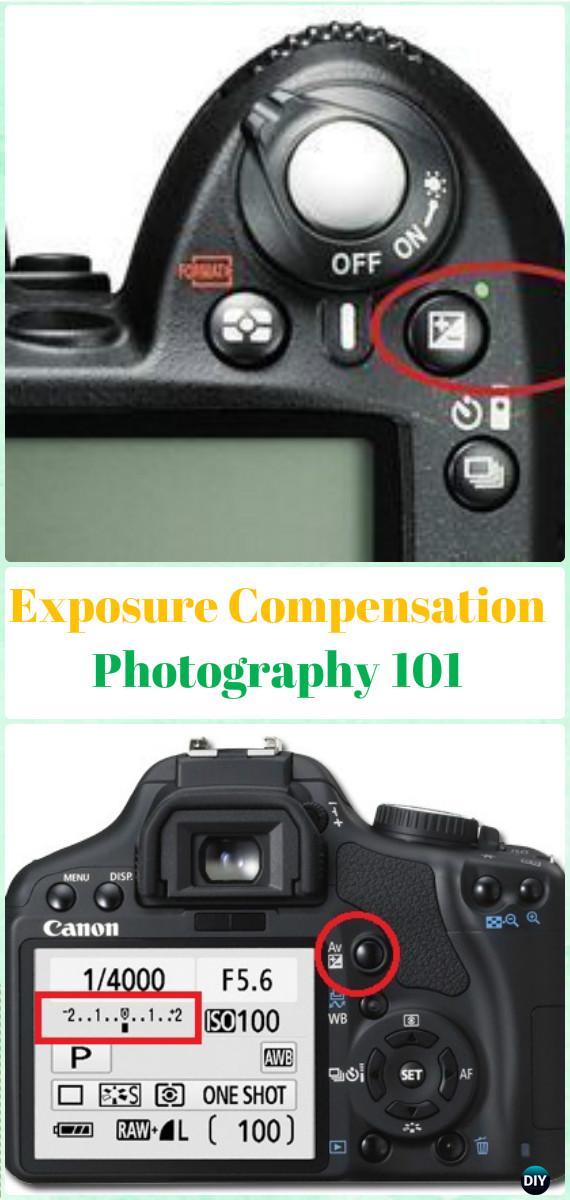 DIY Camera Shooting Exposure Compensation Tutorial - DIY Photography Tips Camera Tricks