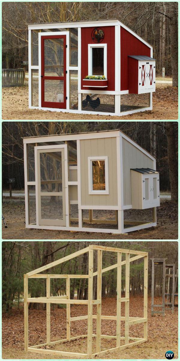 DIY Wood Chicken Coop Free Plans & Instructions