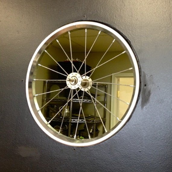 DIY Bike Wheel Window - DIY Ways to Recycle Bike Rims 