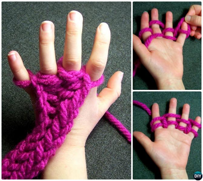 Finger Knitting Instructions-20 Indoor Kids Activities
