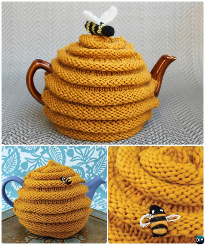 Knit Beehive Tea Cozy Free Pattern-20 Crochet Knit Tea Cozy Free Patterns