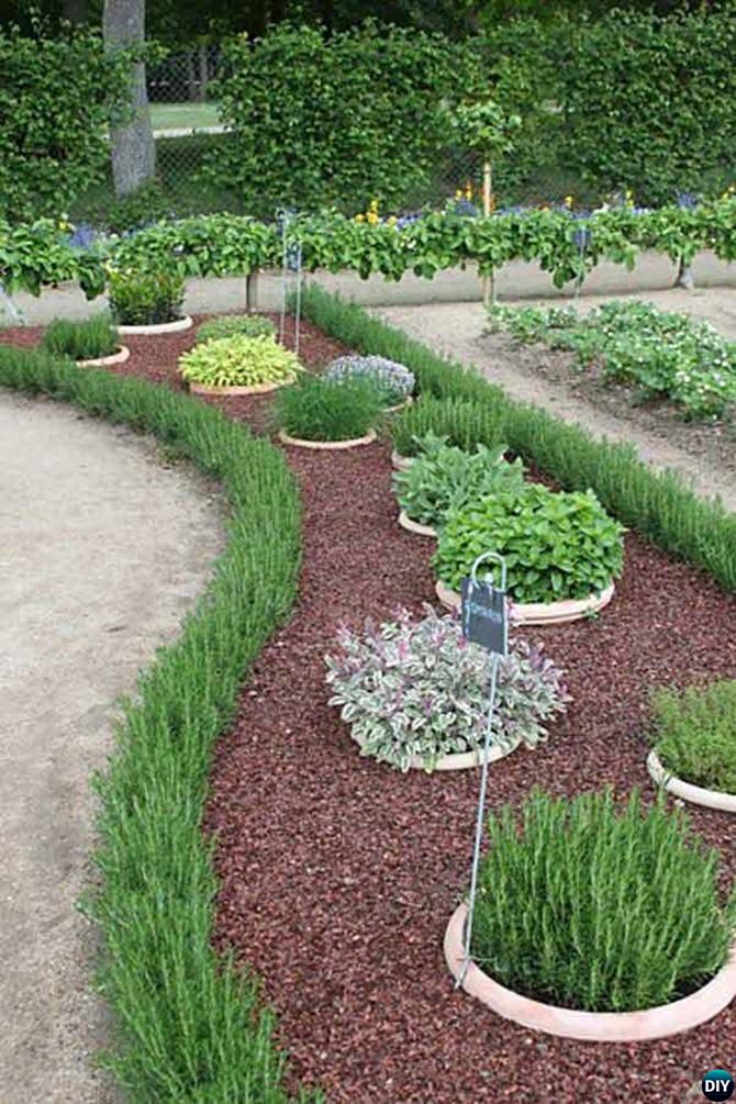 Living Tree Plant Garden Edging - 20 Creative Garden Bed Edging Ideas Projects Instructions 