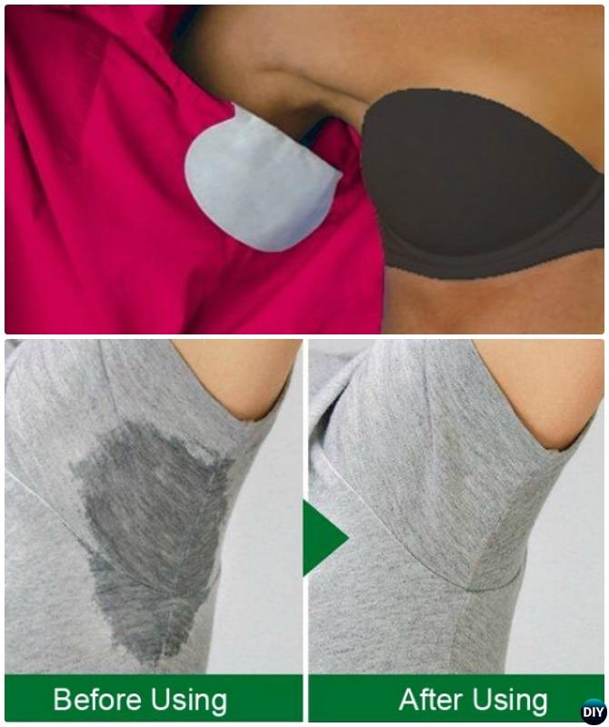 Panty liner to block sweat stains on shirts.-20 Lady Girl Fashion Hacks