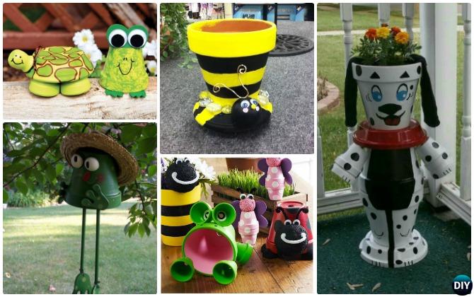 DIY Clay Pot Garden Craft Projects [Picture Instructions]