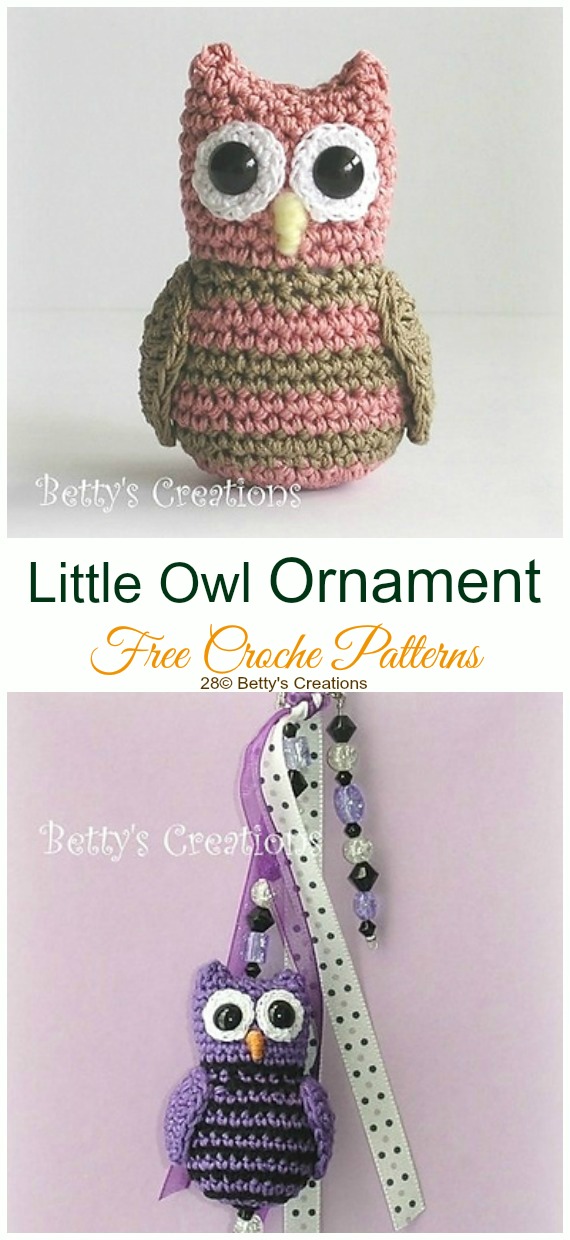 Amigurumi Crochet Owl Free Patterns Instructions