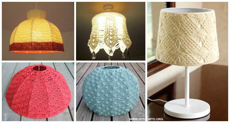 Easy Crochet Boho Lampshade 