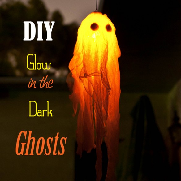 DIY Glow In The Dark Halloween Ghost Tutorial - DIY Halloween Light Projects Instructions