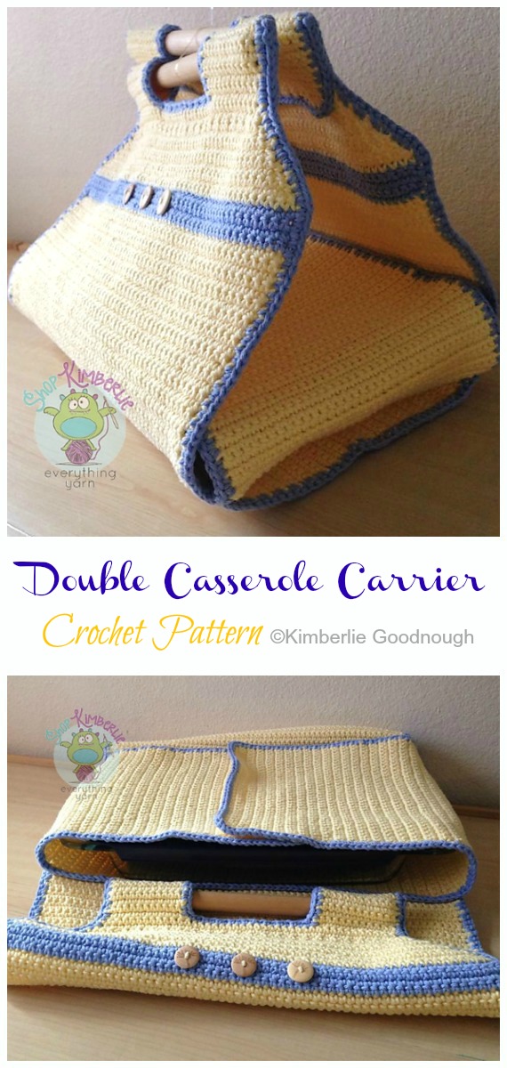 Crochet Casserole Carrier Free Patterns [Instructions]