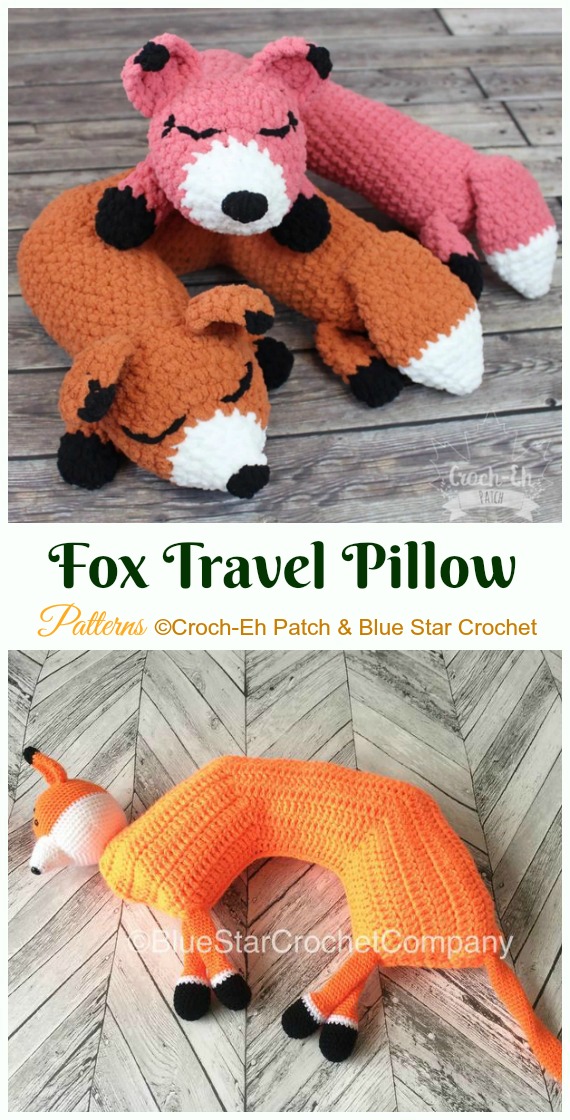 Crochet Travel Neck Pillow Patterns &amp; Tutorials