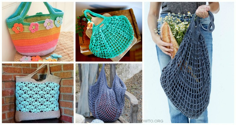 Trendy Market Bag Crochet Free Patterns • DIY How To