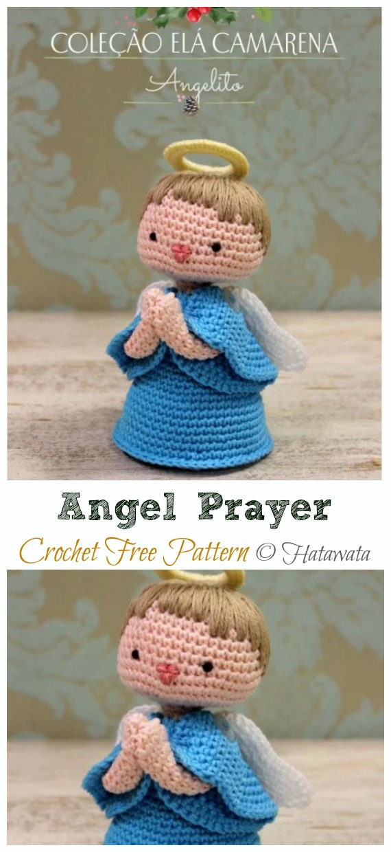 Crochet Angel Prayer Amigurumi Free Pattern - #Amigurumi; #Angel; Doll Crochet Patterns      