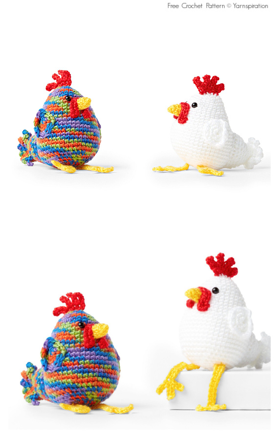 Amigurumi Easter Rooster Crochet Free Patterns