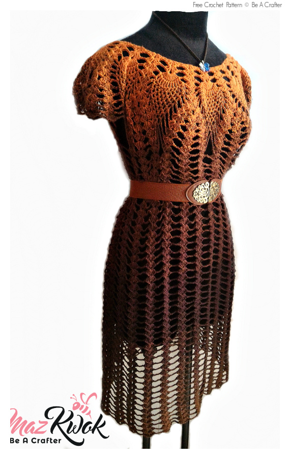 Lacy Love Dress Crochet Free Pattern - #Crochet; Women #Dress;