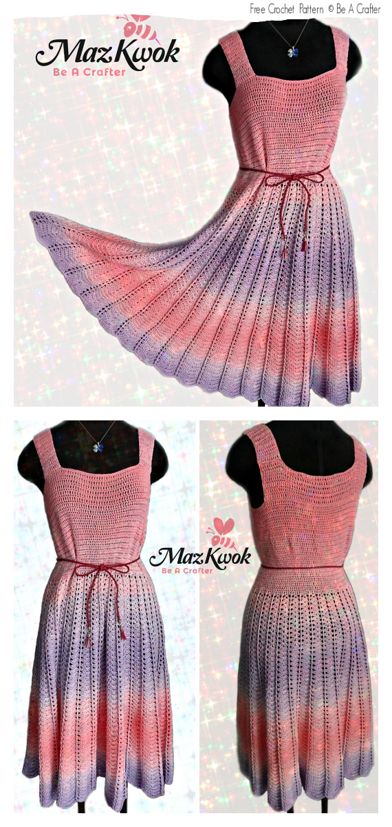 Enchanted Sun Dress Crochet Free Pattern - #Crochet; Women #Dress;
