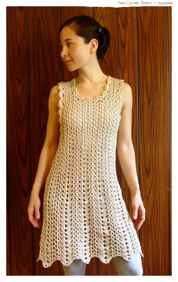 Pop-Over Dress Crochet Free Pattern - #Crochet; Women #Dress;