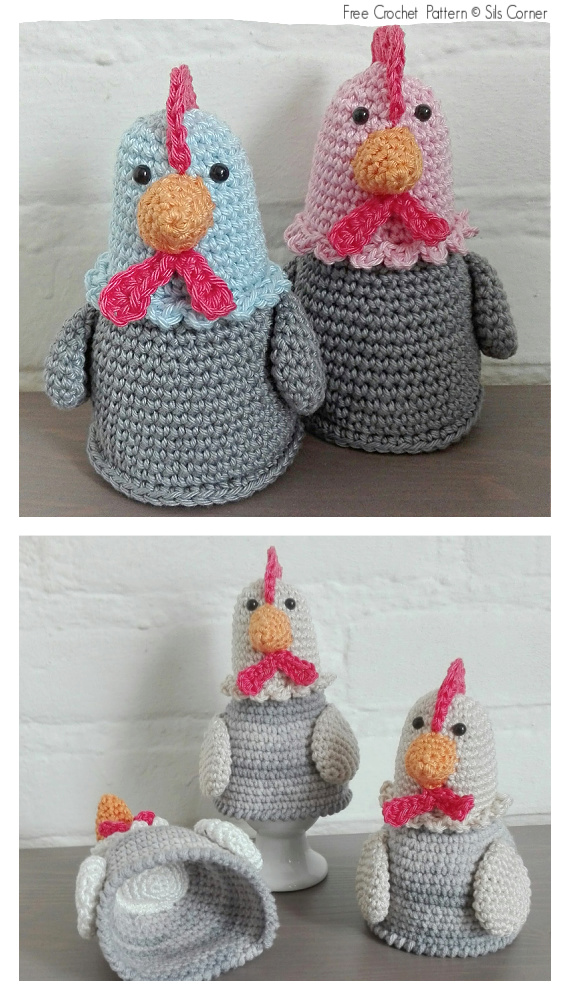 Amigurumi Kipje Chicken Crochet Free Pattern #Chicken; #Easter;