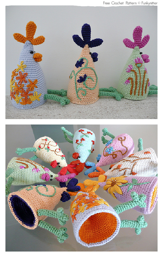 Easter Egg Eggstremely Cosy Set Crochet Free Pattern #Crochet; #Easter;