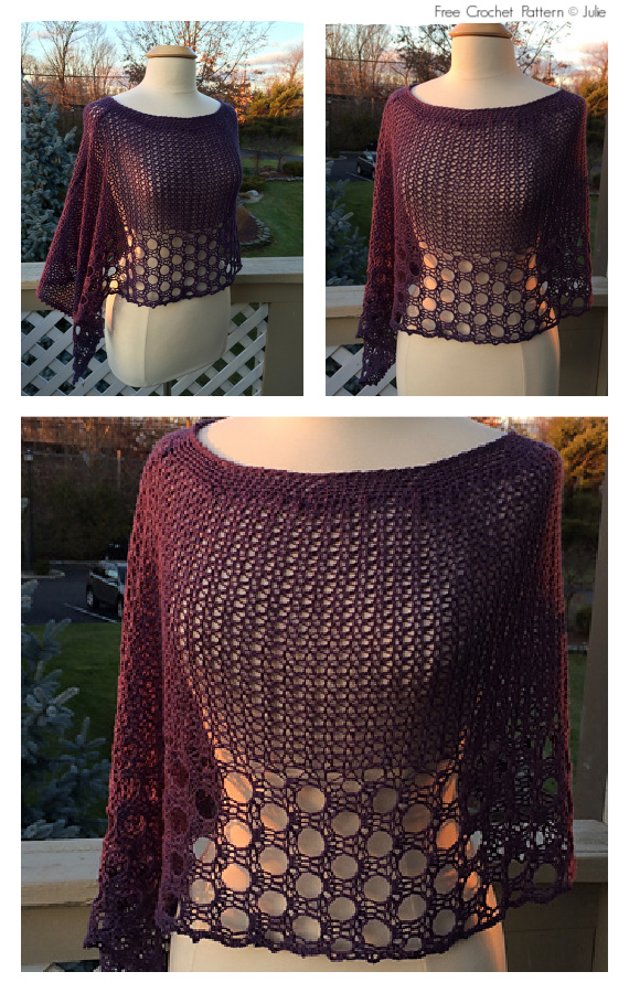Kelley's Ponchito Crochet Free Pattern - #Poncho; Patterns