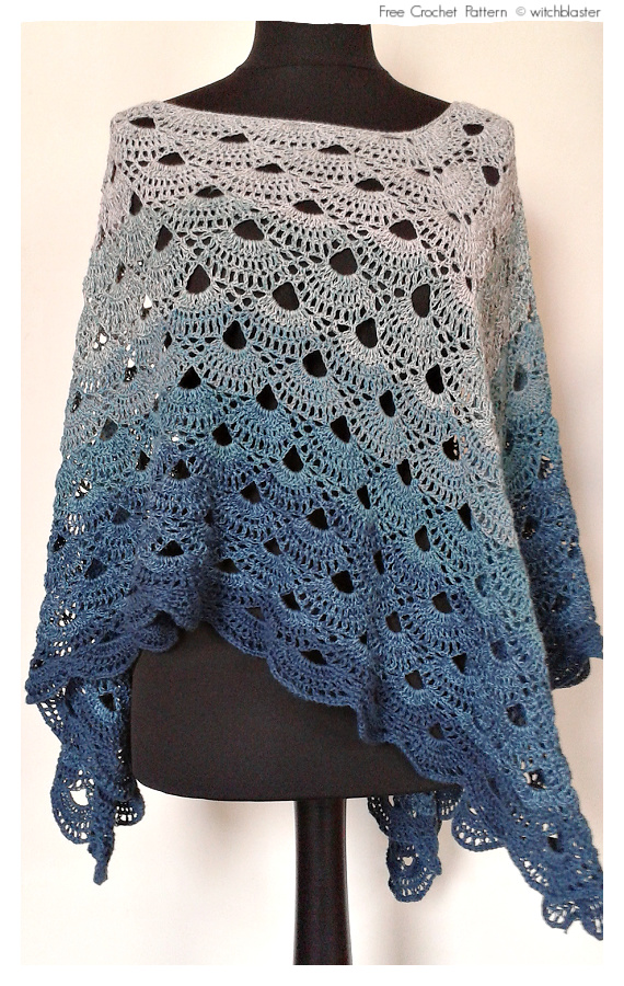 Vironcho Virus Poncho Crochet Free Pattern