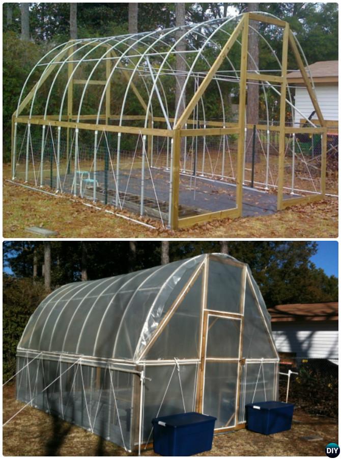 18 DIY Green House Projects Picture Instructions