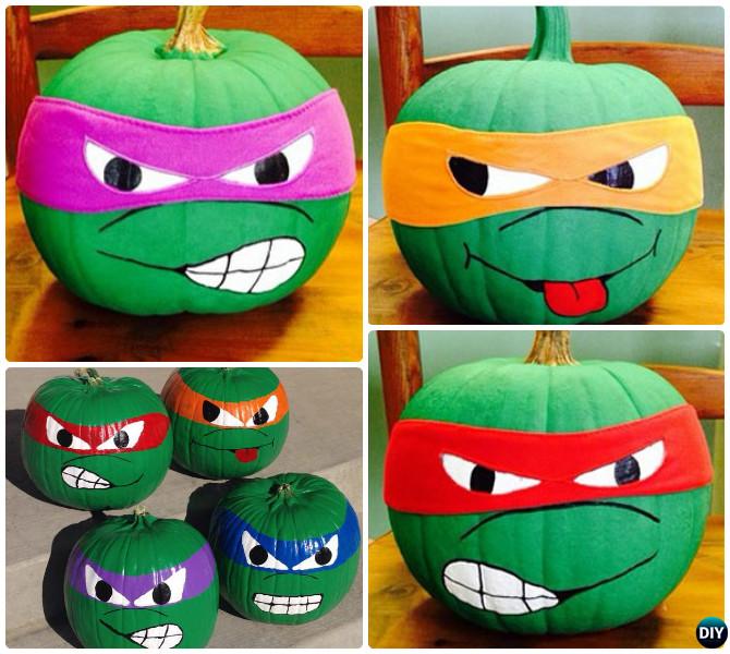 No Carve Halloween Pumpkin Decoration DIY Craft Ideas