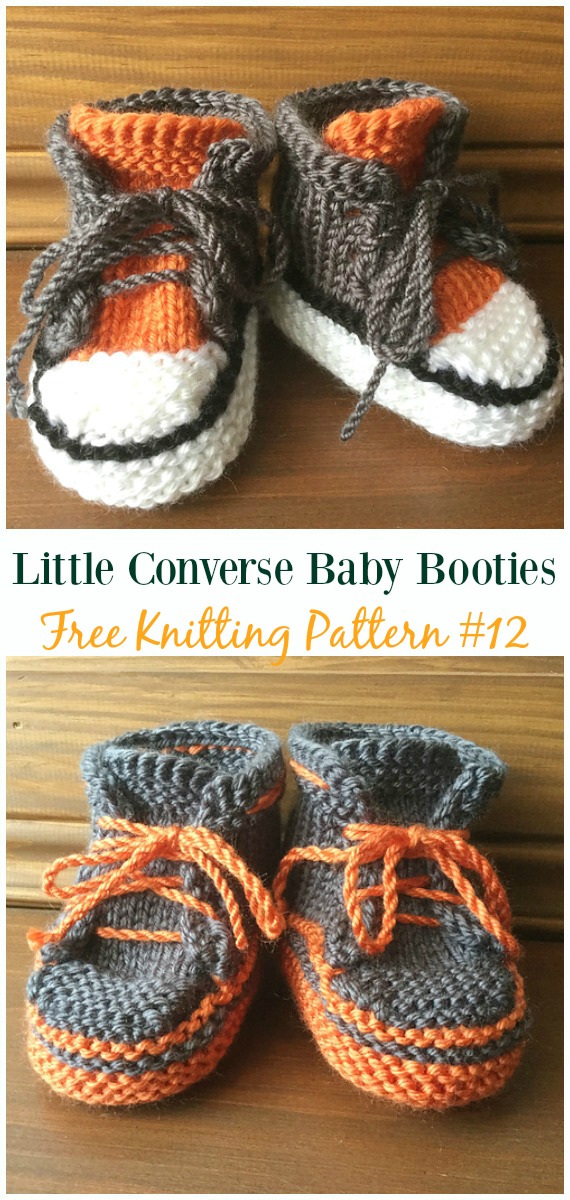 baby converse knitting pattern