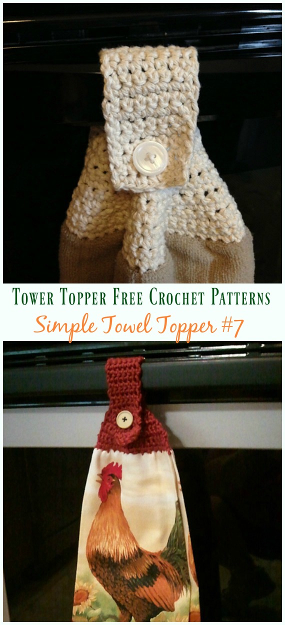 Beautiful Towel Topper Free Crochet Patterns