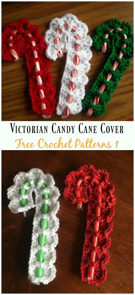 Christmas Candy Cane Cozy Crochet Free Patterns