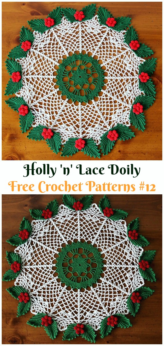 Christmas Doily Crochet Free Patterns