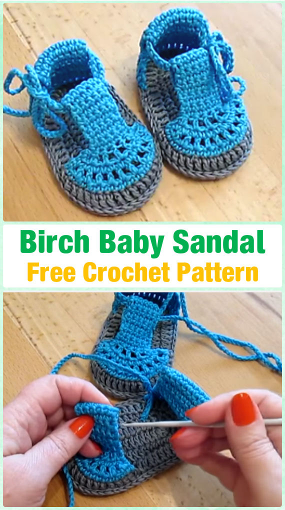 20 Crochet Baby Flip Flop Sandals [FREE Patterns]