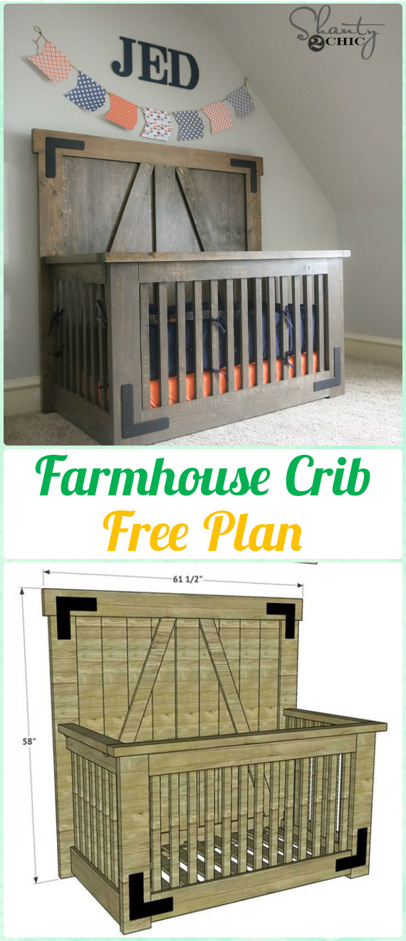 DIY Baby Crib Projects Free Plans & Instructions