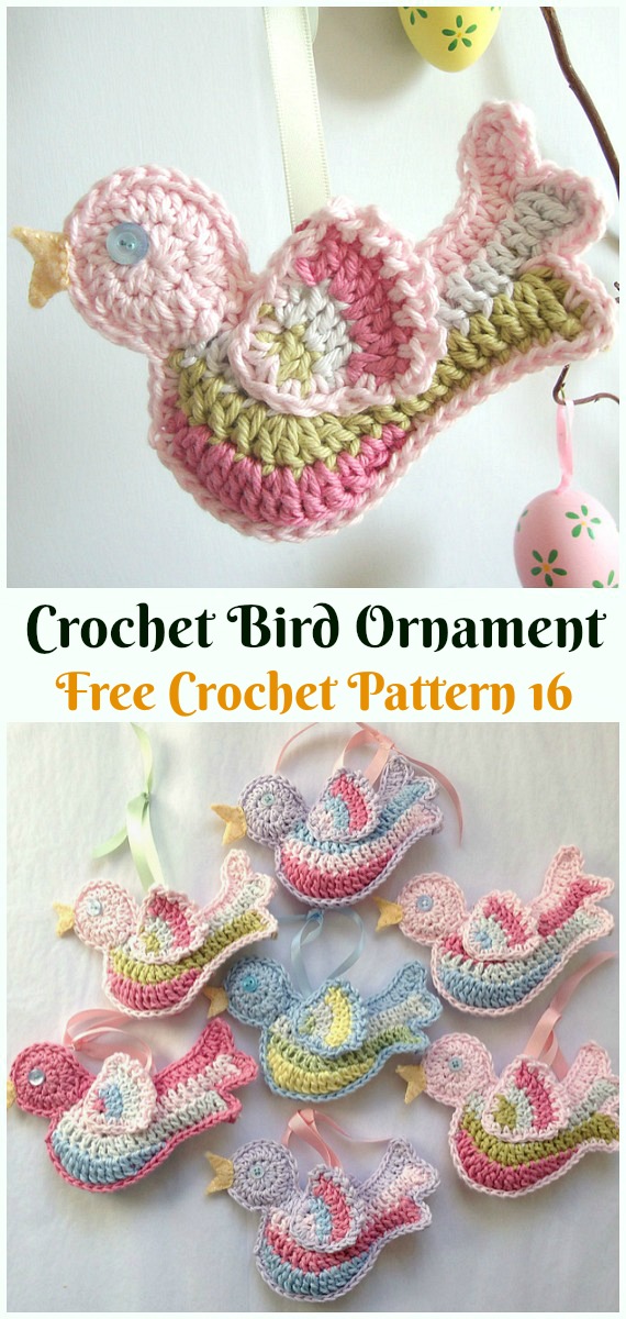 DIY Crochet Christmas Ornament Free Patterns