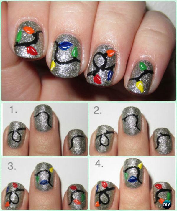 DIY Christmas Nail Art Ideas Designs [Picture Instructions]