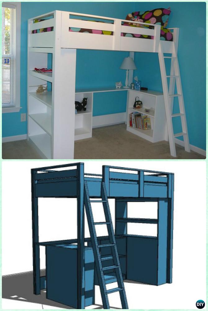 DIY Kids Bunk Bed Free Plans [Picture Instructions]