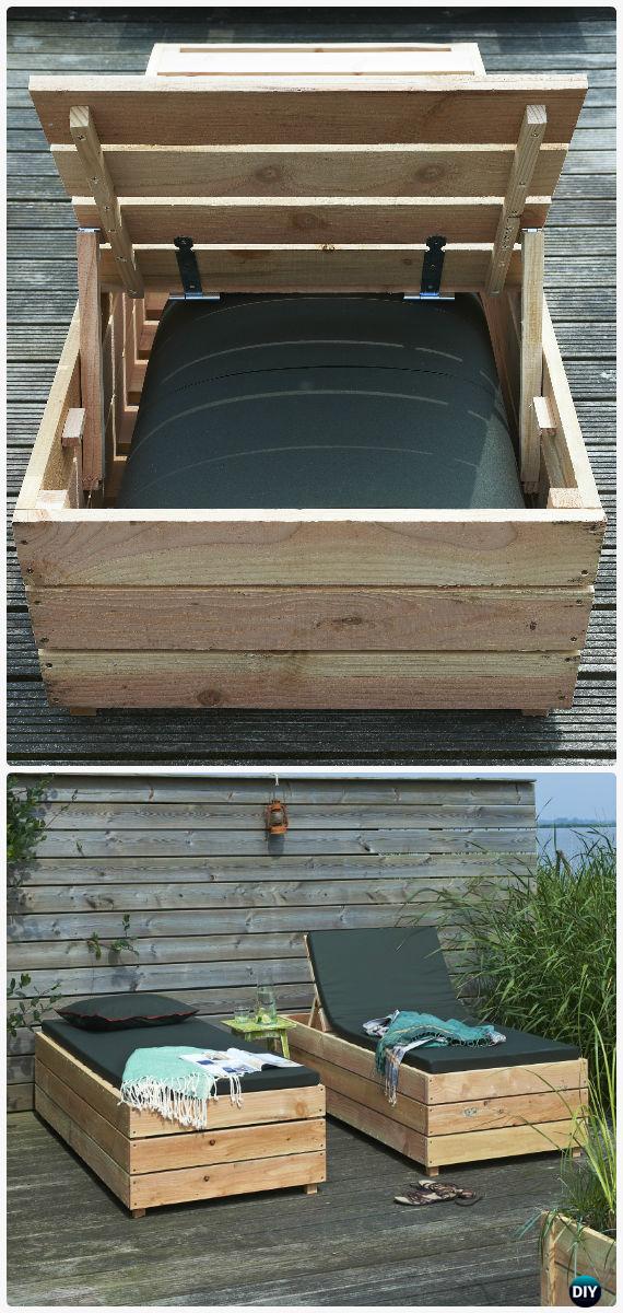 Diy Patio Wood Lounge Bed Instructions Diy Outdoor Patio